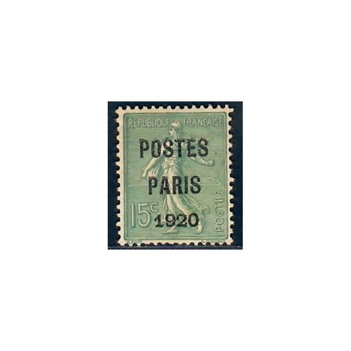 Lot A7662 - Préoblitérés - N°25 Neuf (*) sans gomme