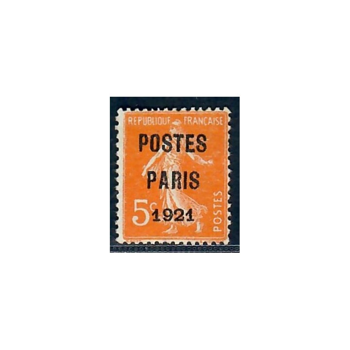 Lot A7665 - Préoblitérés - N°27 Neuf (*) sans gomme