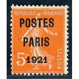 Lot A7666 - Préoblitérés - N°27 Neuf (*) sans gomme