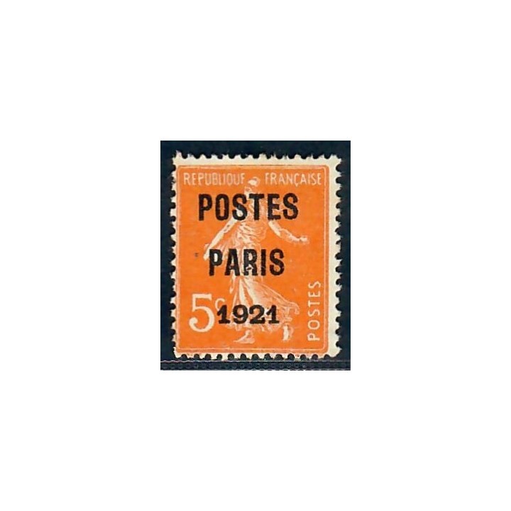 Lot A7666 - Préoblitérés - N°27 Neuf (*) sans gomme