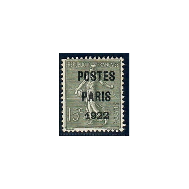 Lot A7672 - Préoblitérés - N°31 Neuf (*) sans gomme