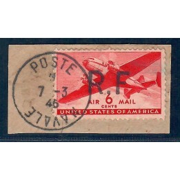 Lot A7697 - Poste aérienne militaire - N°32 Oblitéré Qualité TB