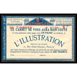 Lot A5127 - Carnets publicitaires - N°191-C1 - Neuf ** Luxe