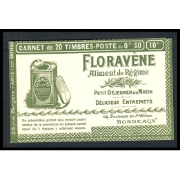 Lot A3602 - Carnets publicitaires - N°257-C10 - Neuf ** Luxe