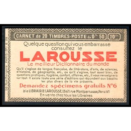 Lot A4429 - Carnets publicitaires - N°283-C14 - Neuf ** Luxe