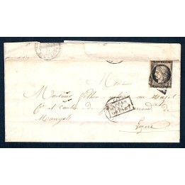 Lot A5011 - Lettres - N°3 - Oblitéré Qualité ST