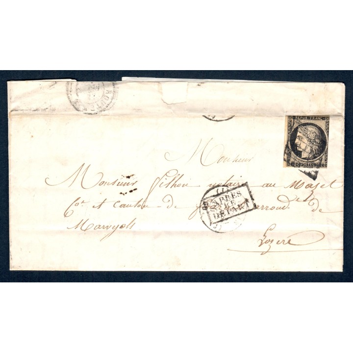Lot A5011 - Lettres - N°3 - Oblitéré Qualité ST