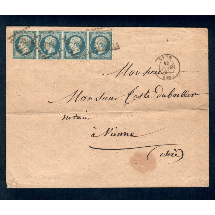Lot A7395 - Lettres - N°14A - Oblitéré Qualité TB