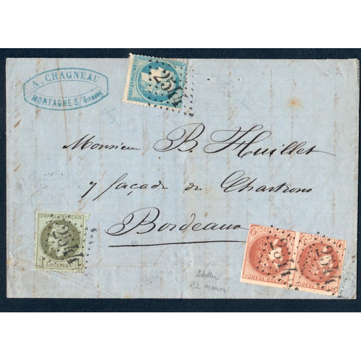 Lot A4917 - Lettres - N°25, 37 et 40 - Oblitéré Qualité ST