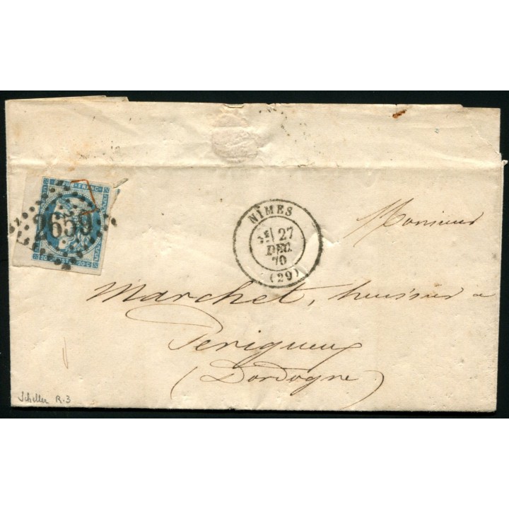 Lot A3380 - Lettres - N°45C - Oblitéré Qualité TB