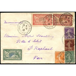 Lot A3242 - Lettres - N°119 et 121 - Oblitéré Qualité TB