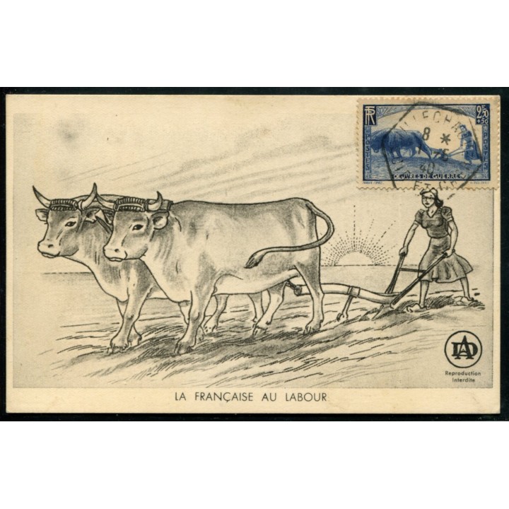 Lot A3308 - Cartes Maximum - N°457 - Oblitéré Qualité TB